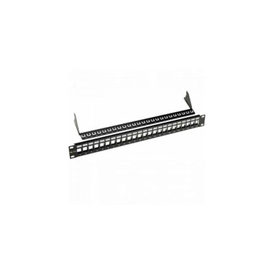 SOLARIX Patch panel 19", 1U, 24 porta, Cat6 (MXL-SX24M-0-STP-BK)